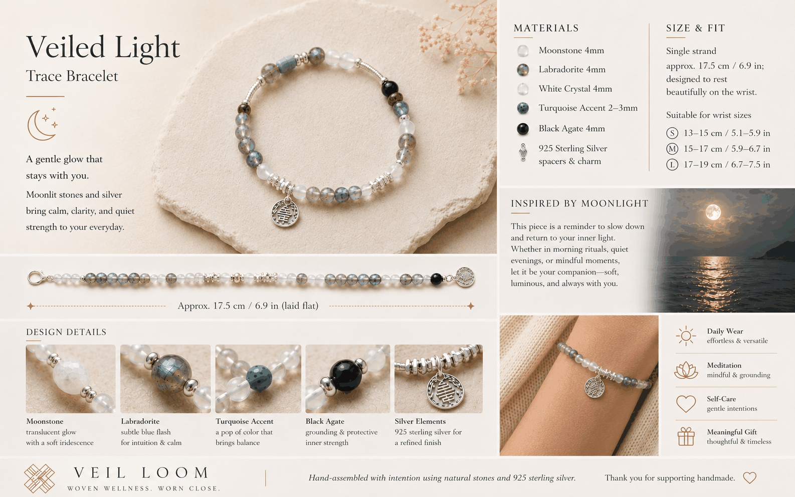 Veiled Light Trace Bracelet