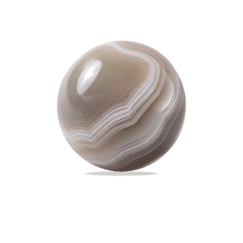 Agate polished bead