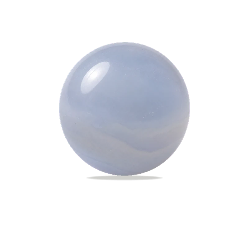 Chalcedony polished bead