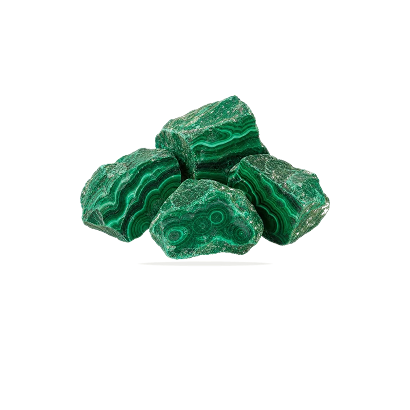Malachite raw stone