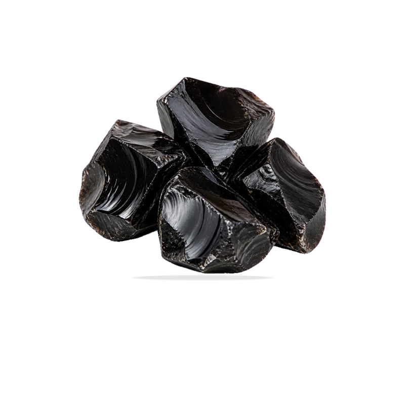 Obsidian raw stone