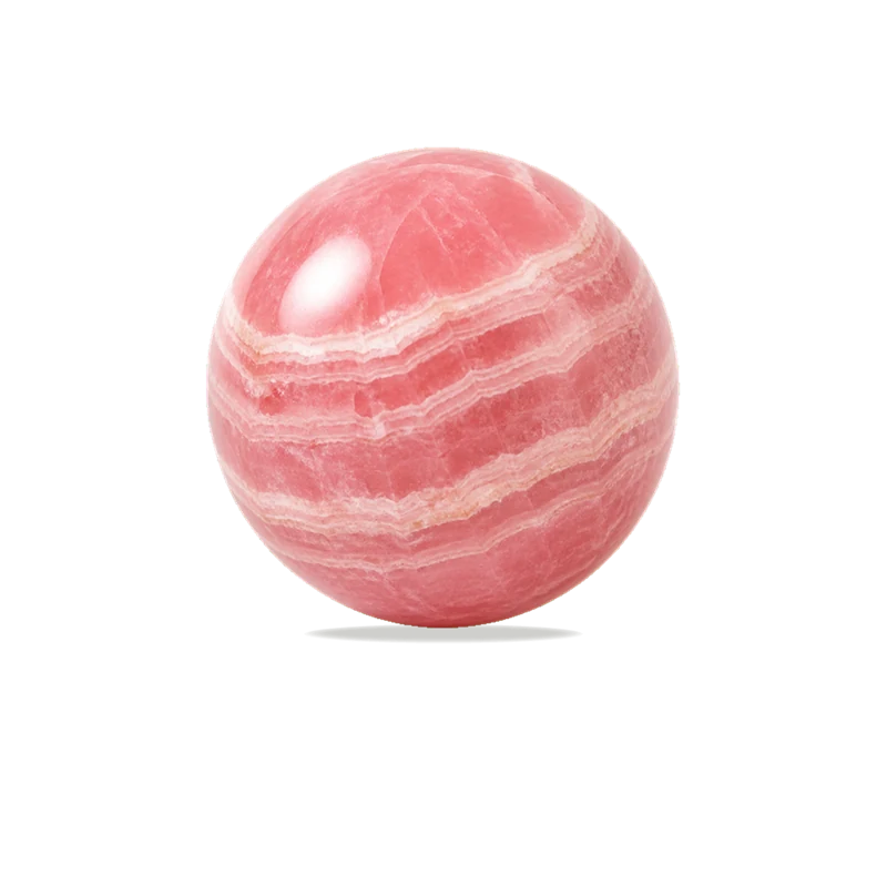 Rhodochrosite polished bead