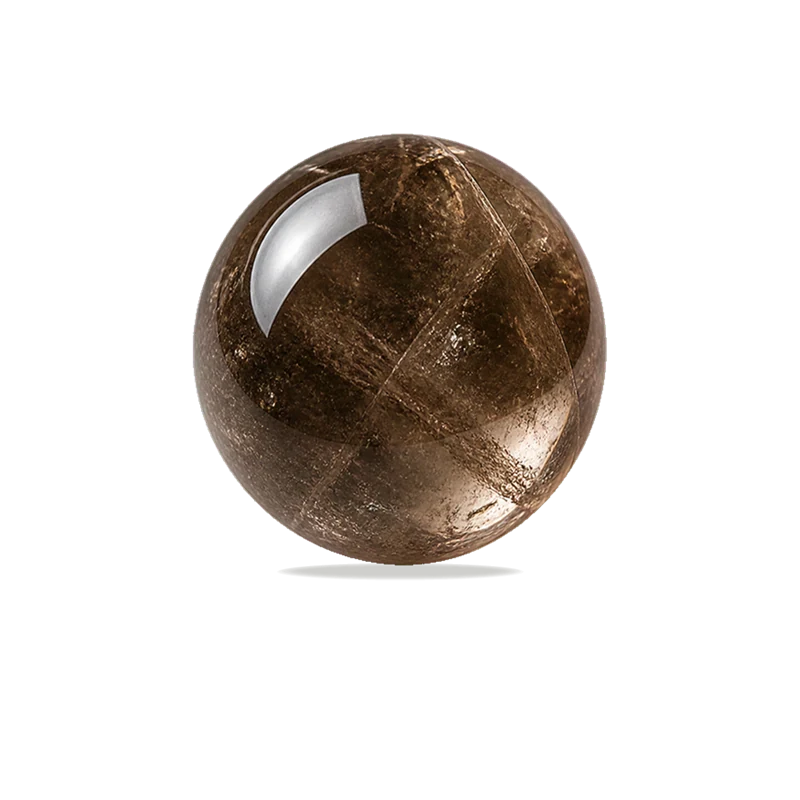 Smoky Quartz polished bead