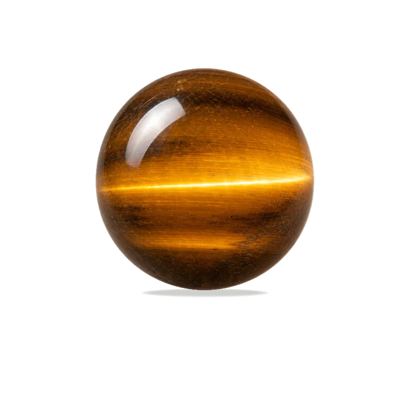 Tiger's Eye polished bead