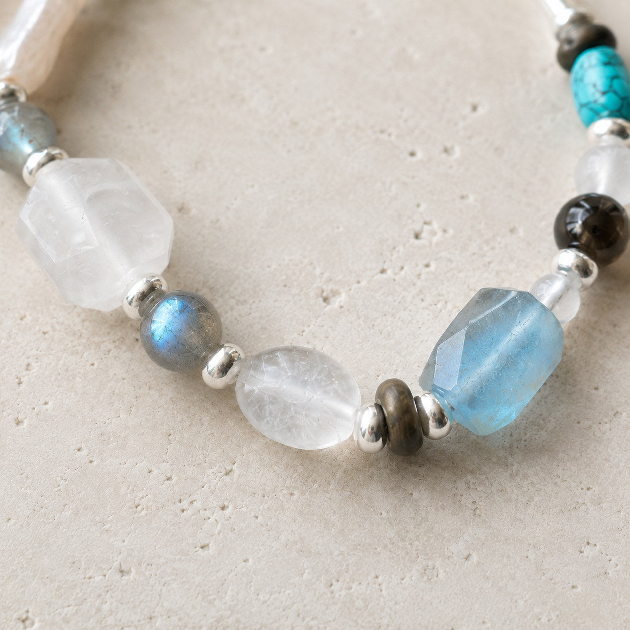 Veiled Light Moonstone Crystal Bracelet