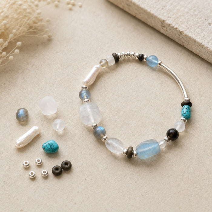 Veiled Light Moonstone Crystal Bracelet