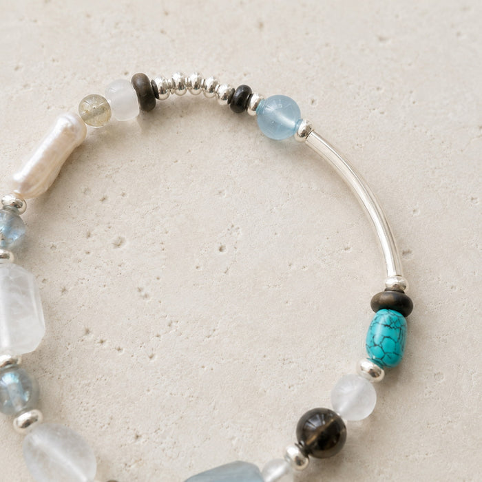 Veiled Light Moonstone Crystal Bracelet