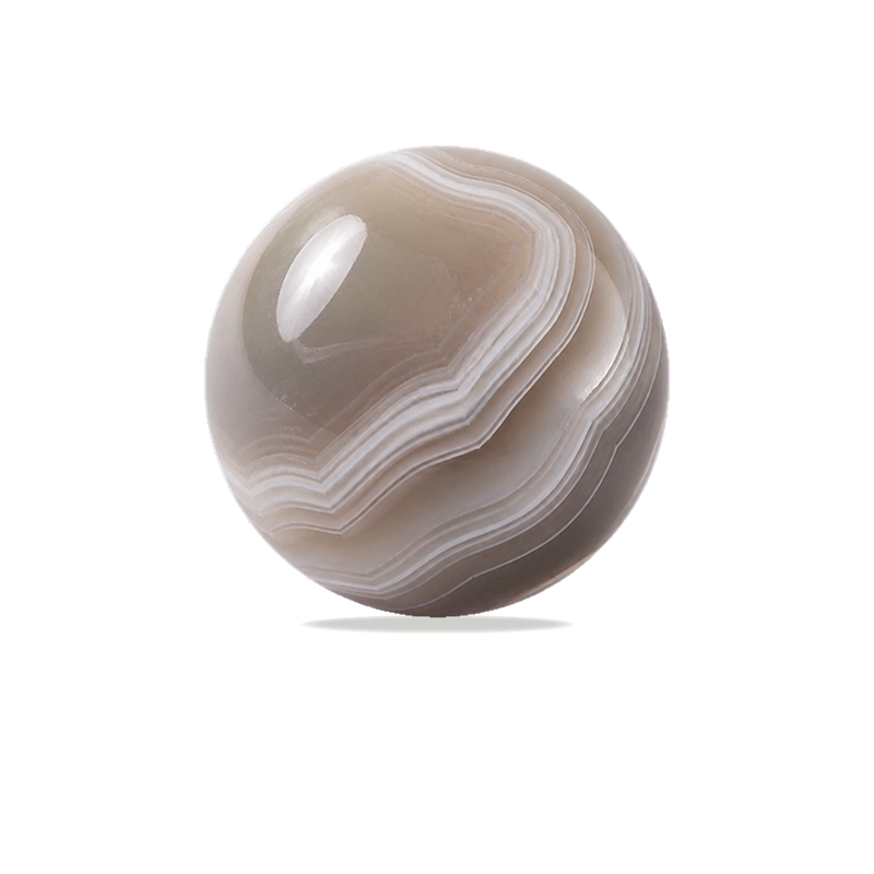 Agate polished bead