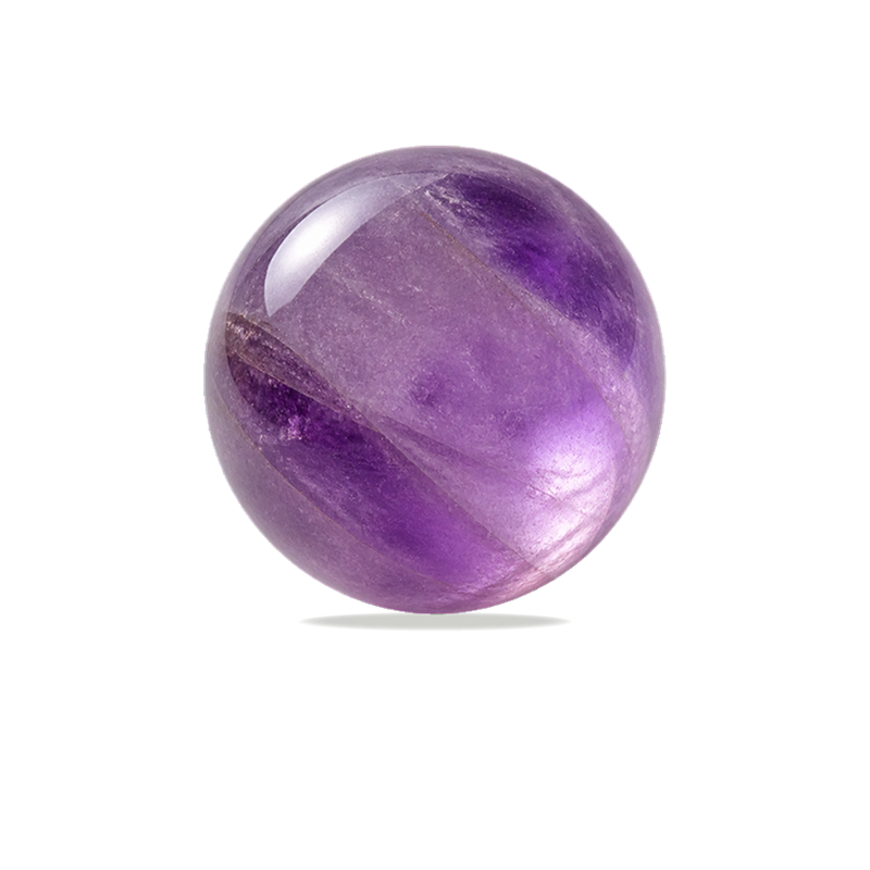 Amethyst polished bead