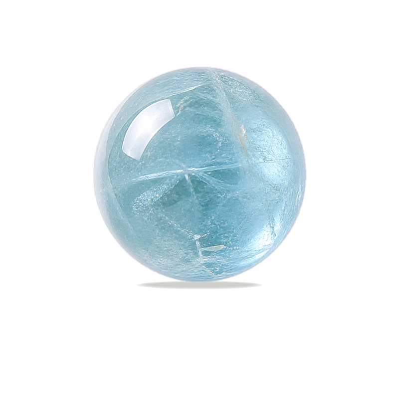 Aquamarine polished bead