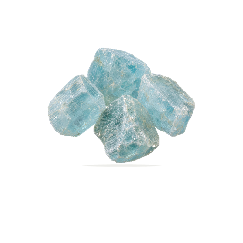Aquamarine raw stone