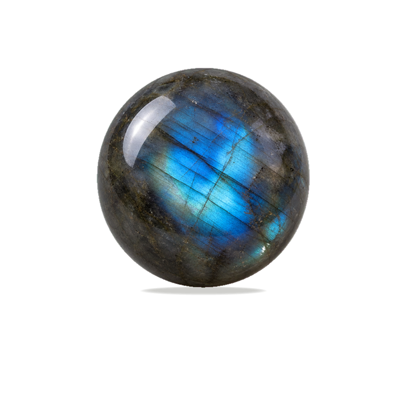 Labradorite polished bead