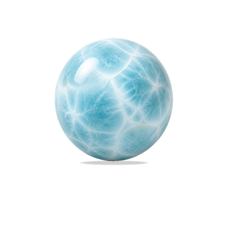 Larimar polished bead