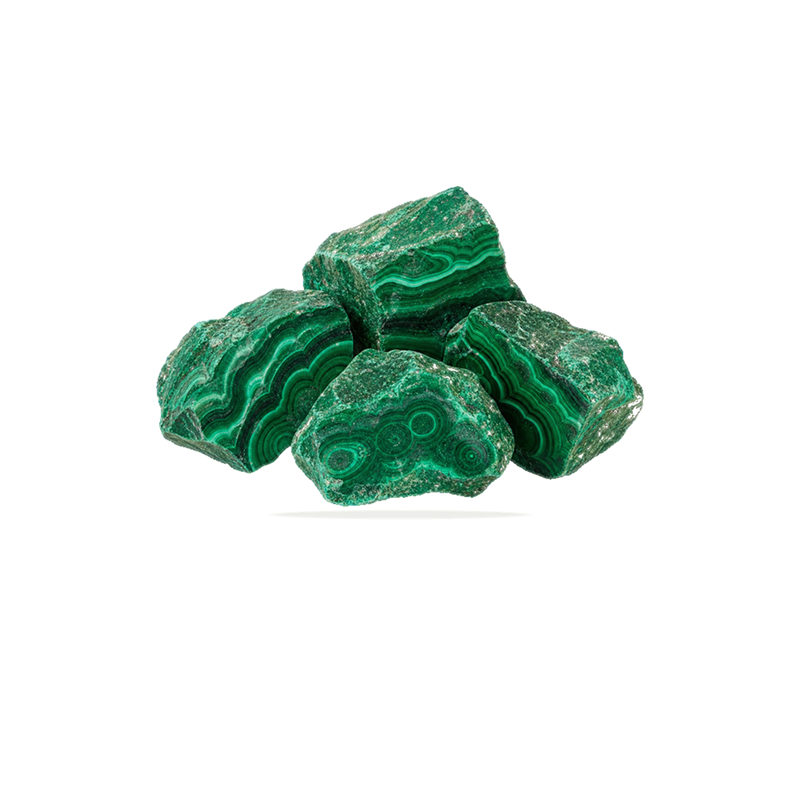 Malachite raw stone