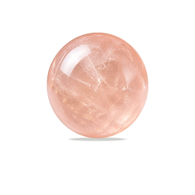 Morganite polished bead
