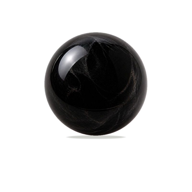 Obsidian polished bead