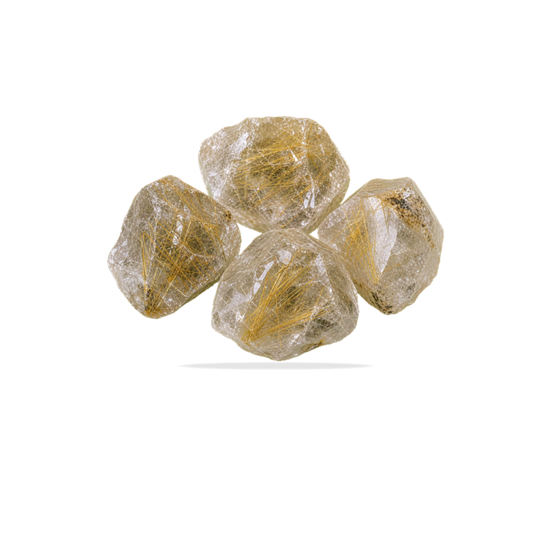 Rutilated Quartz raw stone