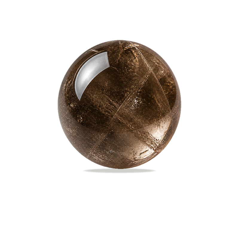 Smoky Quartz polished bead