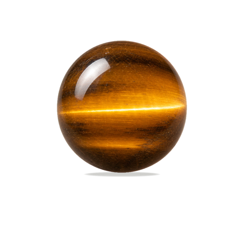 Tiger's Eye polished bead